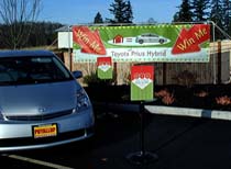 Exterior Banner Display and Banner Frame System installed in Tacoma, WA