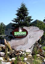 Routed Aluminum sign for housing complex in Sea-Tac, WA