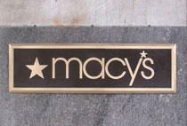 Cast plaque for department store in Seattle, WA