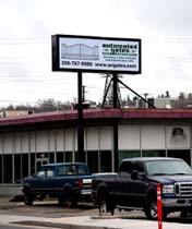 Lighted Lexan sign face for gate company in Georgetown area | Seattle, WA