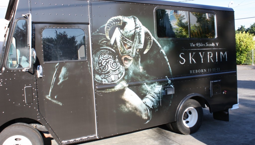 Studio 3 Signs Wraps Skyrim for PAX - Studio 3 Signs