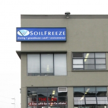 Lexan sign face with translucent vinyl graphics in Seattle Washington